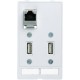 4000-68000-0960000 MURRELEKTRONIK MODLINK MSDD DATA INSERT, 2xUSB-A Buchse/Buchse + 1xRJ45