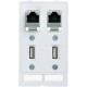 4000-68000-0970000 MURRELEKTRONIK Conector datos MODLINK MSDD, 2xUSB-A hembra/hembra + 2xRJ45