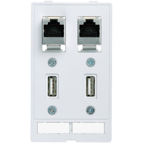 4000-68000-0970000 MURRELEKTRONIK MODLINK MSDD DATA INSERT, 2xUSB-A Buchse/Buchse + 2xRJ45