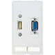 4000-68000-1020000 MURRELEKTRONIK Conector datos MODLINK MSDD, 1xUSB-A hembra/hembra + 1xSUB-D9 hembra/solda..