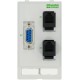 4000-68000-1090000 MURRELEKTRONIK Conector datos MODLINK MSDD, 1×SUB-D9 hembra/hembra + 2×RJ12
