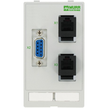 4000-68000-1090000 MURRELEKTRONIK Conector datos MODLINK MSDD, 1×SUB-D9 hembra/hembra + 2×RJ12