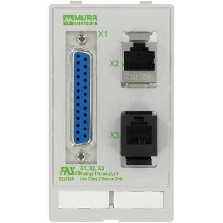 4000-68000-1100000 MURRELEKTRONIK MODLINK MSDD DATA INSERT, 1xSUB-D25 Buchse/Buchse + 1xRJ45 + 1xRJ12