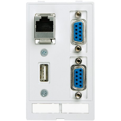 4000-68000-1180000 MURRELEKTRONIK Conector datos MODLINK MSDD, 2×SUB-D9 hembra/hembra + 1×RJ45 + 1xUSB-A