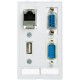 4000-68000-1240000 MURRELEKTRONIK Conector datos MODLINK MSDD, 1×SUB-D9 hembra/S + 1×SUB-D9 macho/hembra + 1..