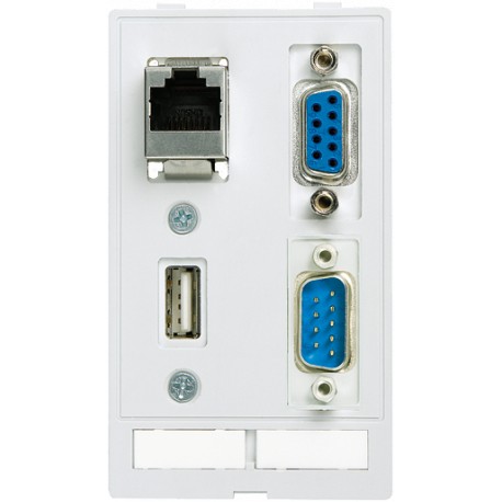 4000-68000-1240000 MURRELEKTRONIK Conector datos MODLINK MSDD, 1×SUB-D9 hembra/S + 1×SUB-D9 macho/hembra + 1..