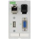 4000-68000-1270000 MURRELEKTRONIK MODLINK MSDD DATA INSERT, 1×SUB-D9 Buchse/Buchse + 1×RJ45 + 1×RJ12 + 1xUSB..