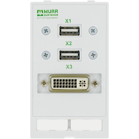 4000-68000-1280000 MURRELEKTRONIK MODLINK MSDD DATA INSERT, 2×USB-A Buchse/Buchse + 1×DVI