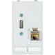 4000-68000-1310000 MURRELEKTRONIK MODLINK MSDD DATA INSERT, 1xUSB-A Buchse/Buchse + 1xRJ45