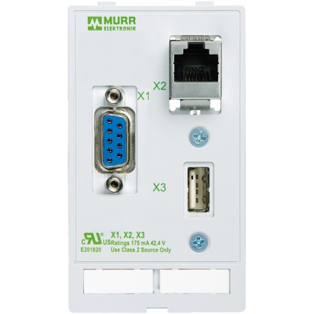 4000-68000-1460000 MURRELEKTRONIK MODLINK MSDD DATA INSERT, 1×SUB-D9 Buchse/soldering + 1×RJ45 + 1xUSB-A Buc..