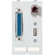 4000-68000-1470000 MURRELEKTRONIK MODLINK MSDD DATA INSERT, 1×SUB-D25 Buchse/soldering + 1×RJ45 + 1xUSB-A Bu..