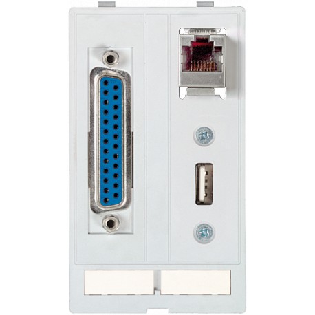 4000-68000-1470000 MURRELEKTRONIK MODLINK MSDD DATA INSERT, 1×SUB-D25 Buchse/soldering + 1×RJ45 + 1xUSB-A Bu..