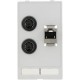 4000-68000-1510000 MURRELEKTRONIK MODLINK MSDD DATA INSERT, 1×RJ45 + 2×PS2 Buchse/soldering