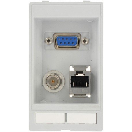 4000-68000-1810000 MURRELEKTRONIK MODLINK MSDD DATA INSERT, 1×SUB-D9 Buchse/Buchse + 1×RJ45 + 1xBNC Buchse/B..