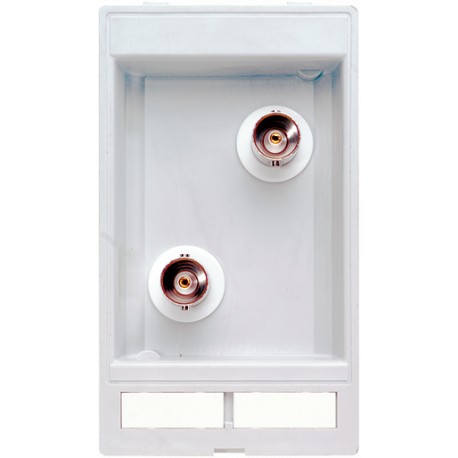 4000-68000-1900000 MURRELEKTRONIK Modlink MSDD Datensteckverbindereinsatz, 2xBNC Buchse/Buchse