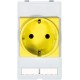 4000-68000-3200000 MURRELEKTRONIK MODLINK MSDD SOCKET INSERT GERMANY, 250VAC/16A yellow