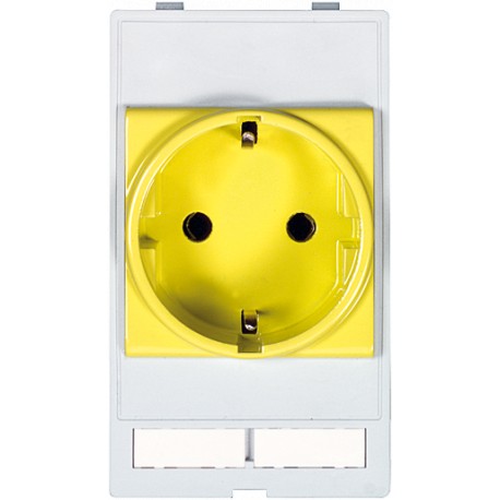 4000-68000-3200000 MURRELEKTRONIK MODLINK MSDD SOCKET INSERT GERMANY, 250VAC/16A yellow