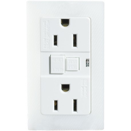 4000-68000-3220000 MURRELEKTRONIK MODLINK MSDD SOCKET INSERT USA 2XNEMA 5-15, GFCI 125VAC/15A
