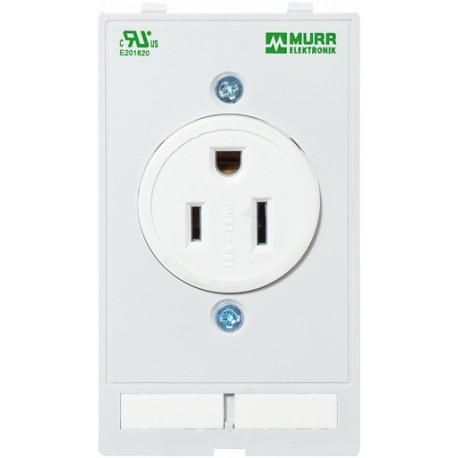 4000-68000-3240000 MURRELEKTRONIK MODLINK MSDD SOCKET INSERT USA NEMA 5-15, 125VAC/15A screw connection