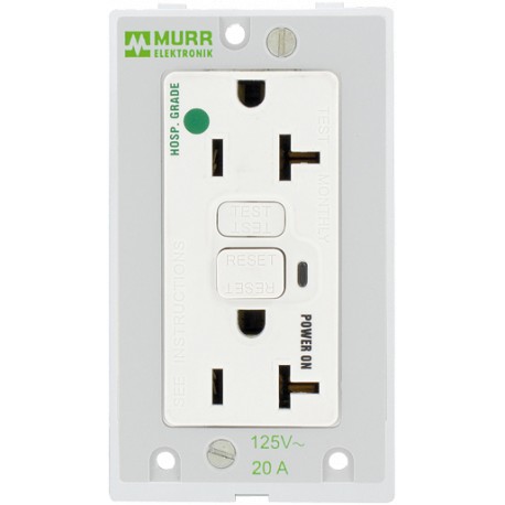 4000-68000-3280000 MURRELEKTRONIK MODLINK MSDD SOCKET INSERT USA NEMA 5-20, GFCI 125VAC/20A