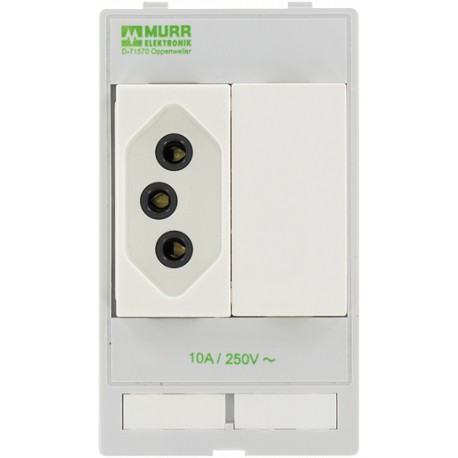 4000-68000-3310000 MURRELEKTRONIK Tomada de corrente MODLINK MSDD BRASIL, 250VAC/10 A single
