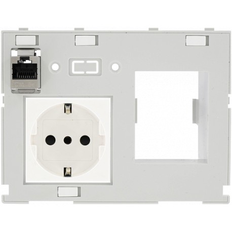 4000-68000-4330001 MURRELEKTRONIK Conector datos doble Combi MODLINK MSDD Italia, 1xRJ45 hembra/hembra + RCD..