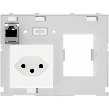 4000-68000-4340001 MURRELEKTRONIK MODLINK MSDD DBL COMBI INSERT SWITZERLAND, 1xRJ45 Buchse/Buchse + RCD open..