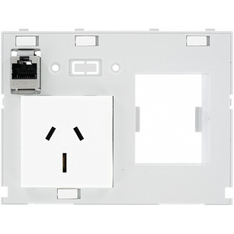 4000-68000-4360001 MURRELEKTRONIK MODLINK MSDD DBL COMBI INSERT AUSTRALIA, 1xRJ45 Buchse/Buchse + RCD opening