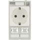 4000-68000-4500000 MURRELEKTRONIK Conector datos simple Combi MODLINK MSDD Alemania, 2x corte de datos