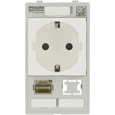 4000-68000-4500001 MURRELEKTRONIK MODLINK MSDD SINGLE COMBI INSERT GERMANY, 1x RJ45 + 1x Datenausschnitt