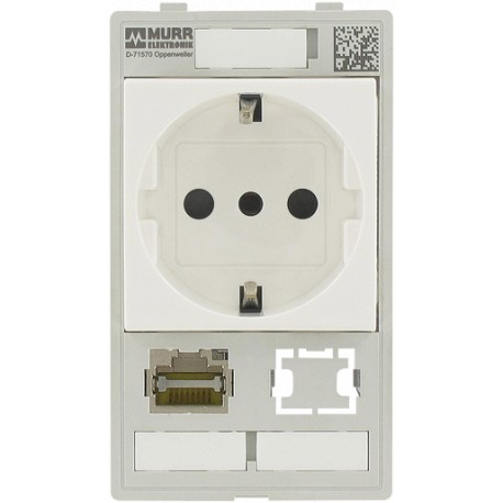 4000-68000-4530001 MURRELEKTRONIK MODLINK MSDD SINGLE COMBI INSERT ITALY1x RJ45 + 1x data cutout