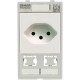 4000-68000-4540000 MURRELEKTRONIK MODLINK MSDD SINGLE COMBI INSERT SWISS, 2x Datenausschnitt