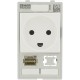 4000-68000-4550001 MURRELEKTRONIK MODLINK MSDD SINGLE COMBI INSERT DANEMARK, 1x RJ45 + 1x Datenausschnitt