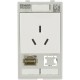 4000-68000-4580001 MURRELEKTRONIK Conector datos simple Combi MODLINK MSDD China, 1x RJ45 + 1x corte de datos