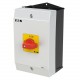 P1-32/I2H-RT/N 227876 Y7-227876 EATON ELECTRIC On-Off switch, 3 pole + N, 32 A, Emergency-Stop function, sur..