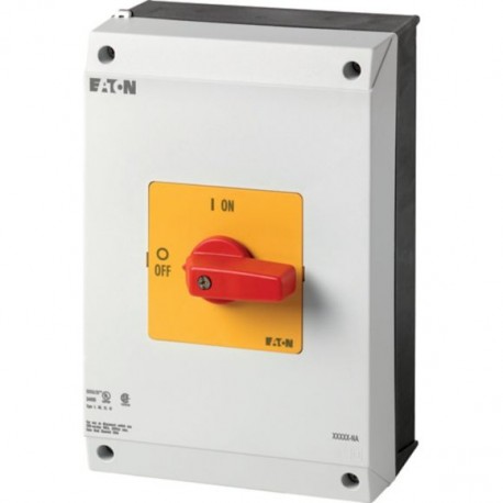 P3-100/I5-RT-NA 255905 Y7-255905 EATON ELECTRIC On-Off switch, P3, 100 A, surface mounting, 3 pole, Emergenc..