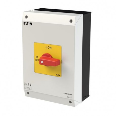 P3-63/I4-RT-NA 255899 Y7-255899 EATON ELECTRIC On-Off switch, P3, 63 A, surface mounting, 3 pole, Emergency ..
