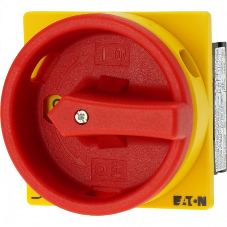 T0-1-102/E/SVB 203483 Y7-203483 EATON ELECTRIC Main switch, 2 pole, 20 A, Emergency-Stop function, 90 °, flu..