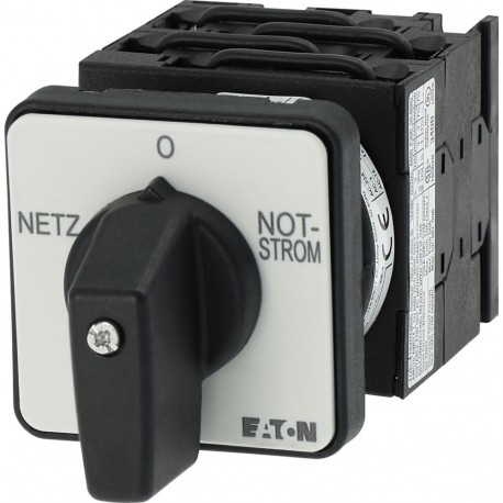 T0-4-41/E 013842 Y7-13842 EATON ELECTRIC commutatore, Contatti: 8, 20 A, targhetta frontale: Netz-0-Notstrom..