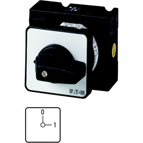 T3-1-79/E 016729 Y7-16729 EATON ELECTRIC Interruptor de control universal 2 polos 32 A Placa indicadora: 0-1 
