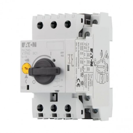 PKZM0-1/NHI11 039429 XTPR001BC1NLSA11 EATON ELECTRIC Disjoncteur de protection moteur, 3p+1F+1O, Ir 0,63-1A,..