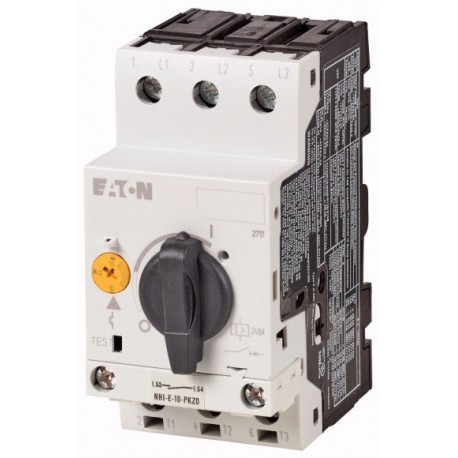 PKZM0-1/NHI-E-10-MTB 210204 XTPR001BC1NLFA10BB EATON ELECTRIC Interruptor protector de motor 3 polos + 1 NO ..