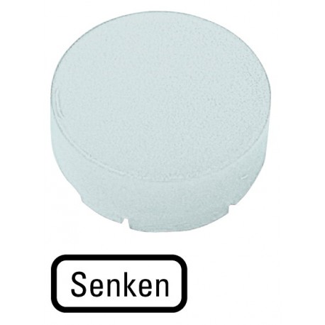 M22-XDLH-W-D18 218368 M22-XDLH-W-D18Q EATON ELECTRIC Button lens, raised white, DECREASE