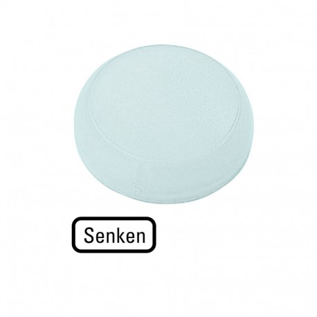 M22-XL-W-D18 218411 Y7-218411 EATON ELECTRIC Lens, indicator light white, flush, DECREASE