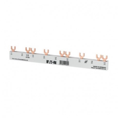 EVG-16/3X1PHAS/6MODUL/HI 291487 Y7-291487 EATON ELECTRIC Phasenschiene, 3Ph, 16qmm, Gabel, 8,5TE