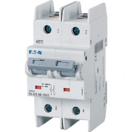 PV-DIS-06-16/2 179255 Y7-179255 EATON ELECTRIC Switch disconnector, DC, 600V, 16 A