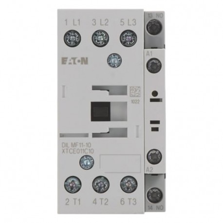 DILMF11-10(RAC48) 104419 XTCE011C10W-F47 EATON ELECTRIC Contacteur de puissance, 3p+1F, 5HP/600VAC, SEMI F47