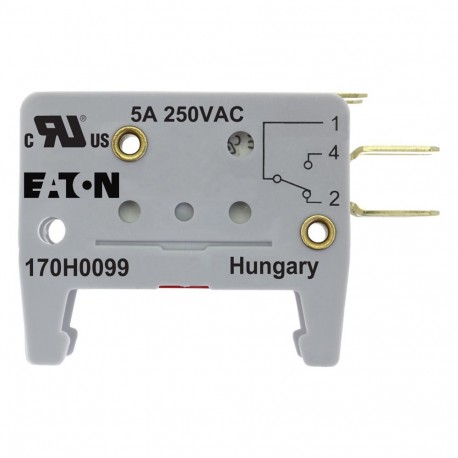 5A 250V MICROSWITCH K2 6 BRED 170H0099 EATON ELECTRIC Microinterruttore, ultra-veloce, 2 A, AC 250 V, Interr..