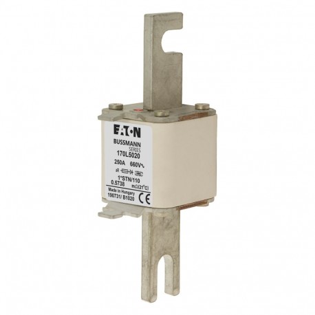 FUSE 250A 660V 1*STN/110 AR 170L5020 EATON ELECTRIC 170L5020