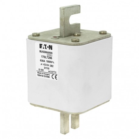 FUSE 630A 1000V 3/110 AR 170L7296 EATON ELECTRIC 170L7296